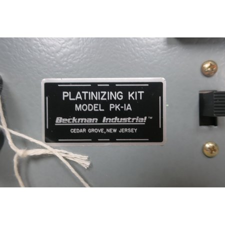 Beckman Instruments Platinizing Kit Test Equipment PK-IA
